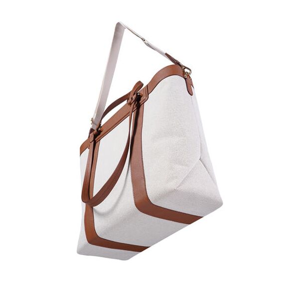 Sunveno La Mode Premium Diaper Bag 48Cm Large Capacity With 8 Pockets, Color: Brown, 3 image