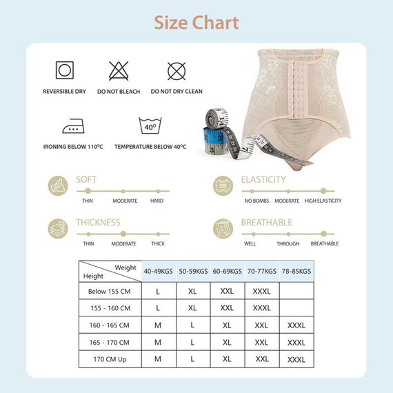 Sunveno Maternity Postpartum Abdominal Pant Style Belt, Color: Beige, Maternity Size: L, 9 image