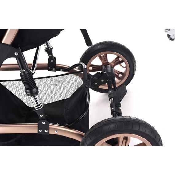 Teknum 3In1 Baby Stroller With Bassinet Reversible Seat 0-3 Years 18Kg, Color: Grey, 8 image