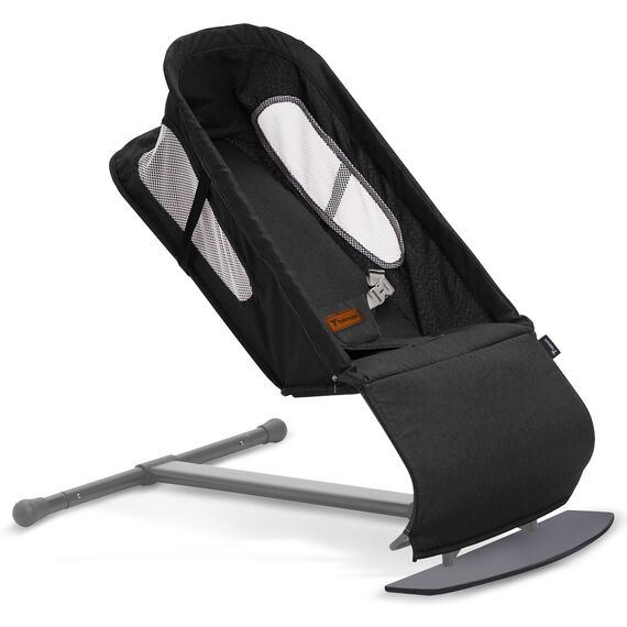 Teknum Baby Bouncer Recliner Seat With Grab Toys 0-6 Months 9Kg, Color: Black