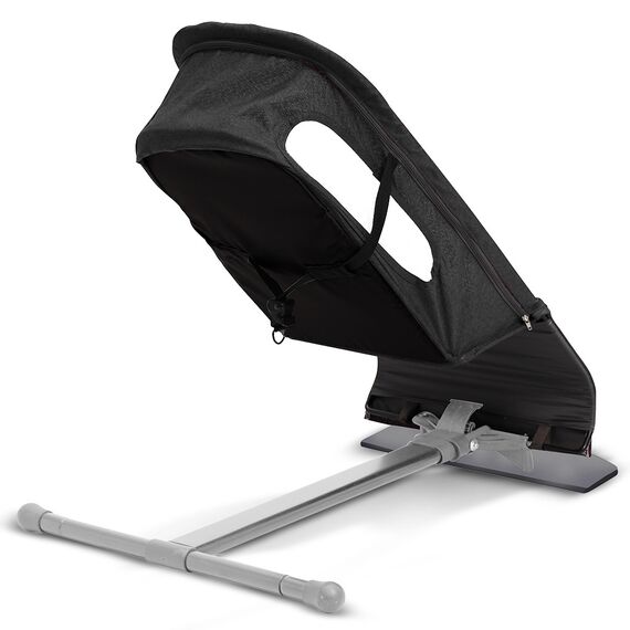 Teknum Baby Bouncer Recliner Seat With Grab Toys 0-6 Months 9Kg, Color: Black, 2 image