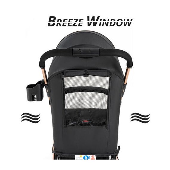 Teknum Explorer Travel Stroller Lightweight Cabin Friendly 6–36 Months Up To 15Kg, Color: Black, 5 image