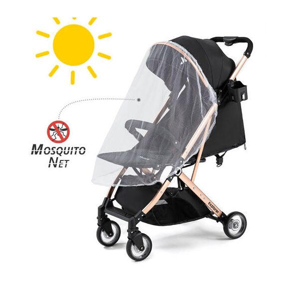 Teknum Explorer Travel Stroller Lightweight Cabin Friendly 6–36 Months Up To 15Kg, Color: Black, 10 image