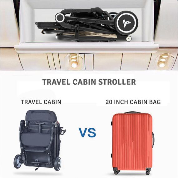Teknum Travel Cabin Baby Stroller With Coffee Cup Holder 0–48 Months Up To 22Kg, Color: Ivory, 13 image