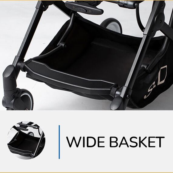 Teknum Trip Plus Baby Stroller 6–36 Months Up To 15Kg, Color: Black, 12 image