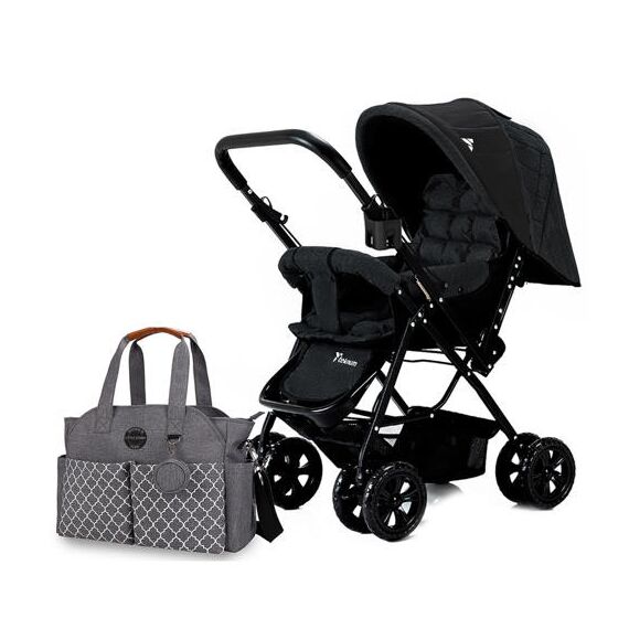 Teknum Look At Me Reversible Baby Stroller With Diaper Bag
