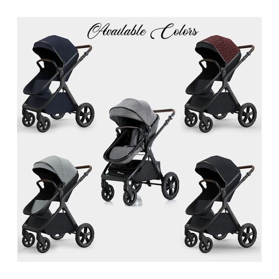 Teknum Compacto 3In1 Baby Stroller Travel System With Carrycot And Infant Car Seat 0-3 Years, Color: Black, 17 image