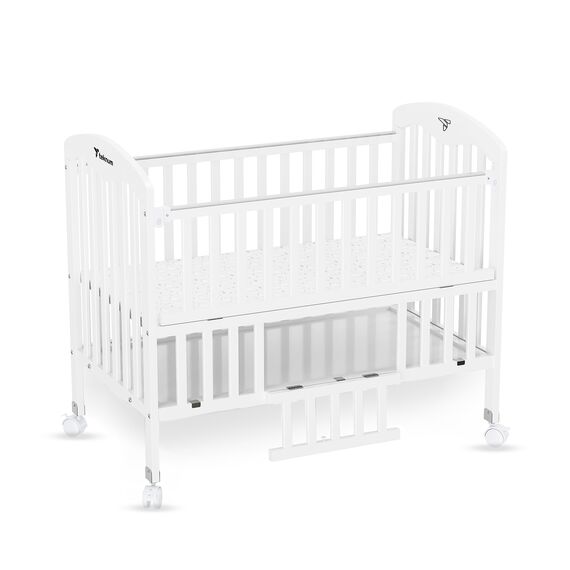 Teknum 4In1 Wooden Bedside Crib With Storage And Height Adjustments 0-4 Years, 5 image