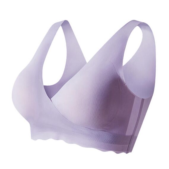 Sunveno Maternity Cross Fit Nursing & Sleep Bra, Color: Purple, Maternity Size: XXL