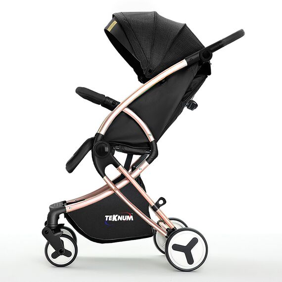 Teknum Feather Lite Traveler A1 Baby Stroller 0-4 Years 20Kg, Color: Black, 2 image