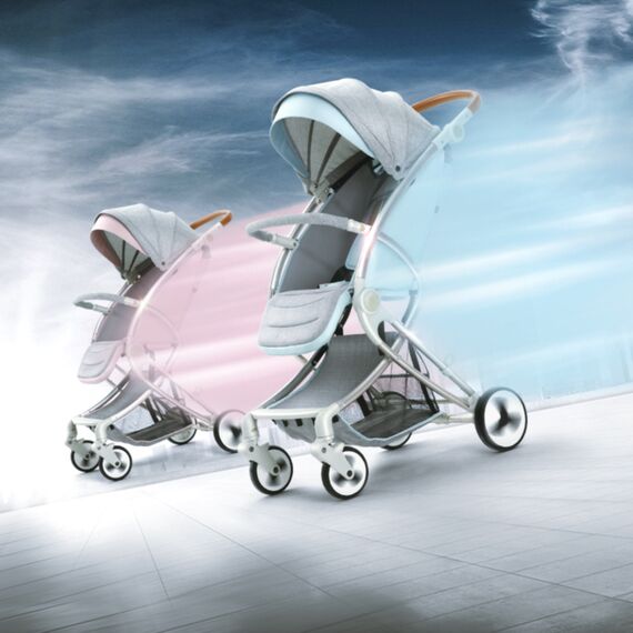 Teknum Feather Lite Traveler A1 Baby Stroller 0-4 Years 20Kg, Color: pink, 7 image