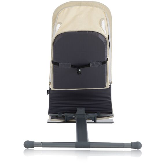 Teknum Baby Bouncer Recliner Seat With Grab Toys 0-6 Months 9Kg, Color: Ivory, 7 image