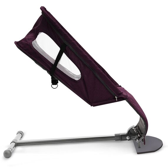 Teknum Baby Bouncer Recliner Seat With Grab Toys 0-6 Months 9Kg, Color: Purple, 2 image