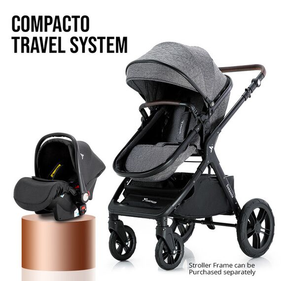 Teknum Compacto Baby Car Seat Black 0–36 Months Up To 15Kg Ece R44 Certified, 5 image