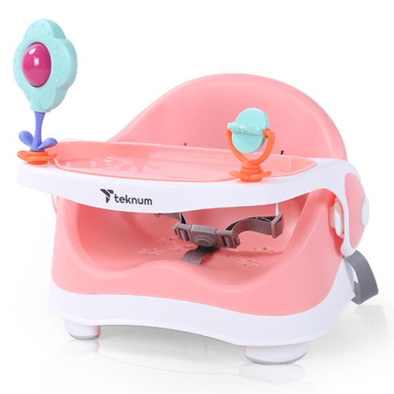 Teknum Portable Booster Chair 6-36 Months 15Kg, Color: pink