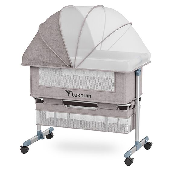 Teknum Moonlight Bedside Crib 0-2 Years, Color: Ivory
