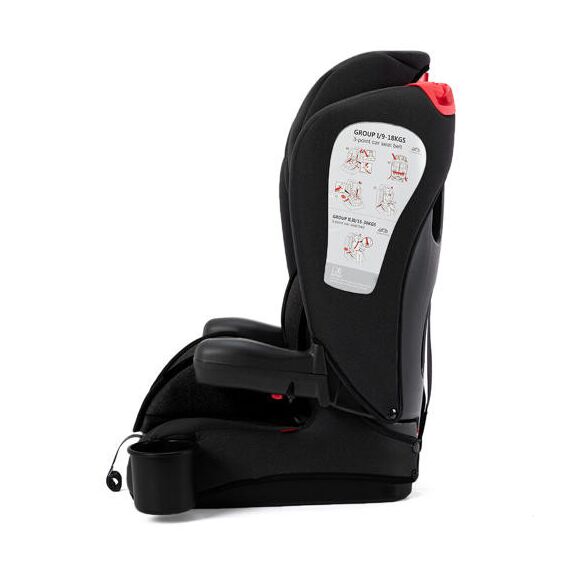 Teknum Pack And Go Car Seat Group 1/2/3 Foldable Portable 9Kg–36Kg, Color: Black, 3 image