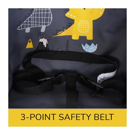 Teknum Eco Lite Baby Stroller Lightweight Foldable 6 Months+ Up To 15Kg, Color: Yellow Wave, 5 image