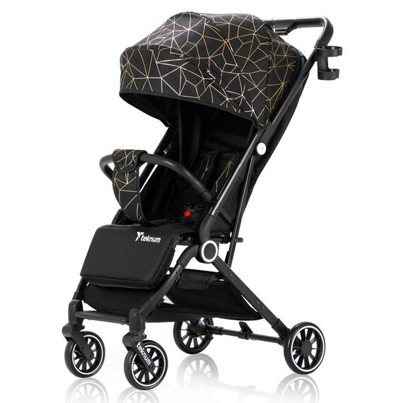 Teknum Travelzen Baby Stroller With Coffee Cup Holder 0–48 Months Up To 22Kg, Color: Black Gold, 5 image
