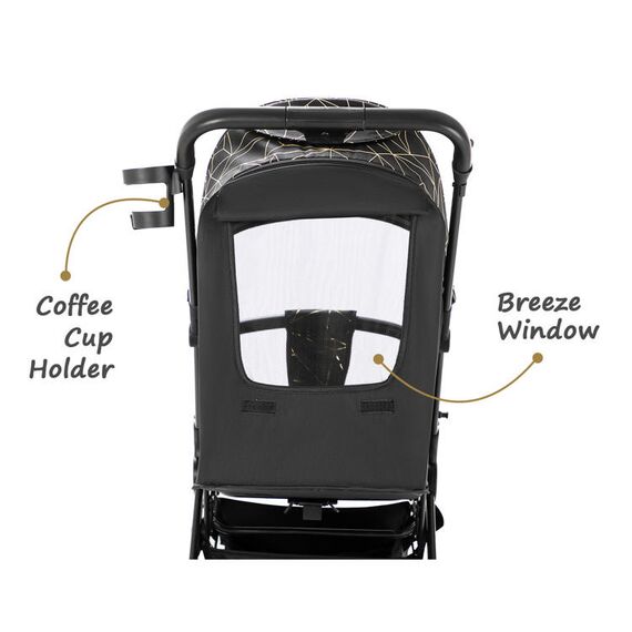 Teknum Travelzen Baby Stroller With Coffee Cup Holder 0–48 Months Up To 22Kg, Color: Black Gold, 10 image