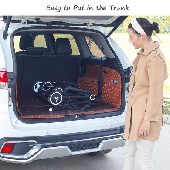 Teknum Travelzen Baby Stroller With Coffee Cup Holder 0–48 Months Up To 22Kg, Color: Black Gold, 14 image