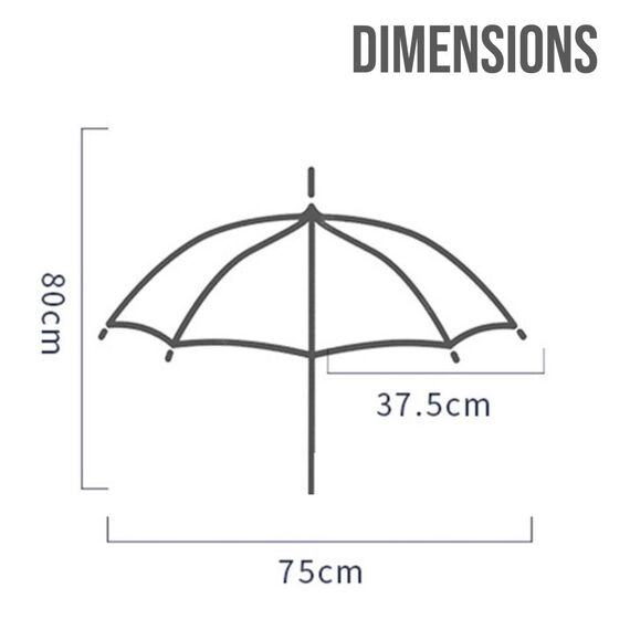 Teknum Universal Stroller Umbrella With Holder Clip Clamp 360° Rotatable Uv50+, Color: Black, 5 image