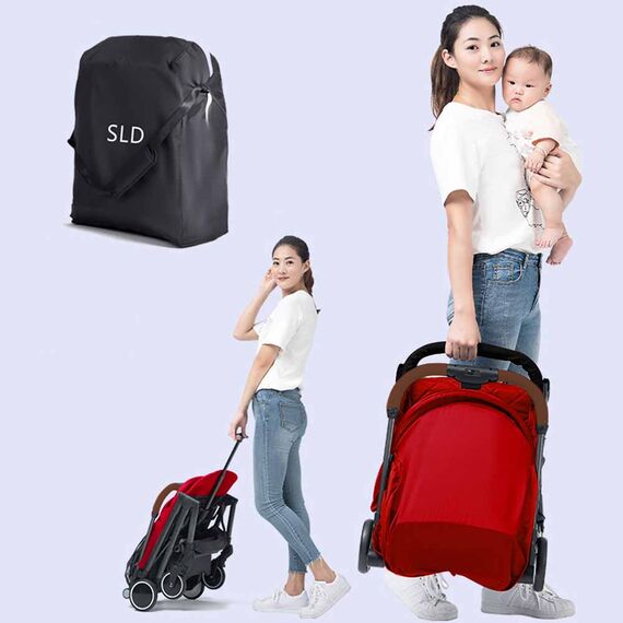Teknum Travel Lite Stroller Sld Cabin Fold 0–4 Years Up To 22Kg, Color: red, 6 image
