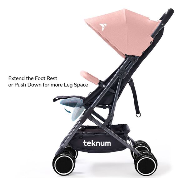 Teknum Yoga Lite Stroller Cabin Fold 6–36 Months Up To 15Kg, Color: pink, 2 image