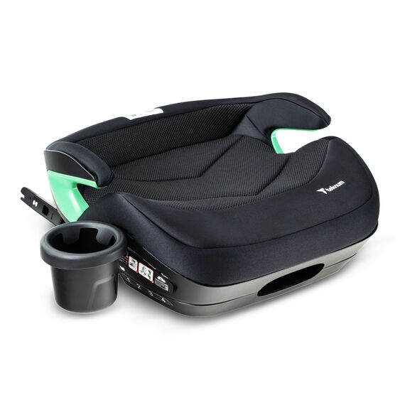 Teknum I-Size Car Seat Booster Isofix 4 Recline Modes 22Kg–36Kg 125–150Cm, Color: Black