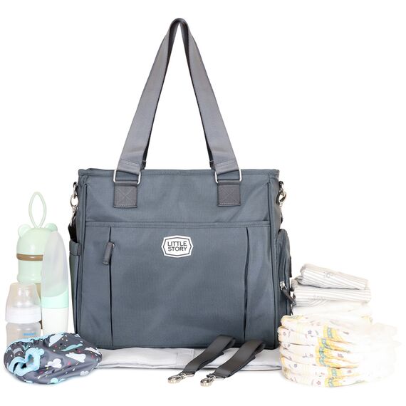 Teknum 3In1 Pram Stroller And Little Story Mamma Diaper Bag Bundle 6-36 Months, 19 image