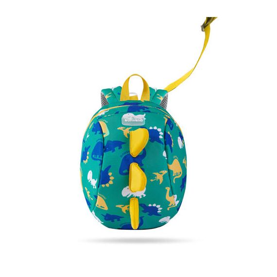 Sunveno Kids Backpack With Safety Harness 2-8 Years, Color: Green