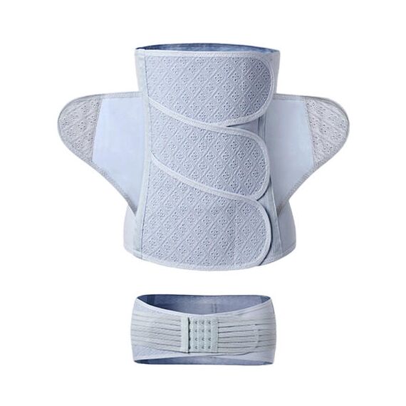 Sunveno Breathable Postpartum Abdominal Belt, Color: Blue, Maternity Size: L, 12 image