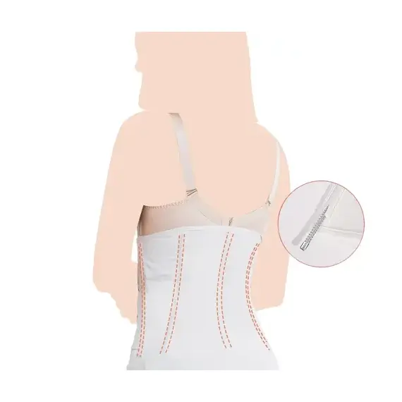 Sunveno Breathable Postpartum Abdominal Belt, Color: White, Maternity Size: XL, 5 image