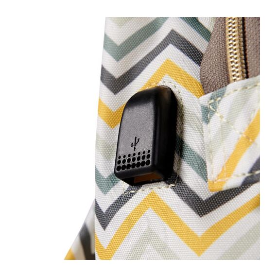 Sunveno Diaper Bag, Color: Yellow Wave, 7 image