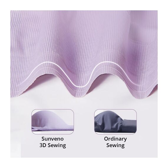 Sunveno Maternity Cross Fit Nursing & Sleep Bra, Color: Purple, Maternity Size: L, 10 image