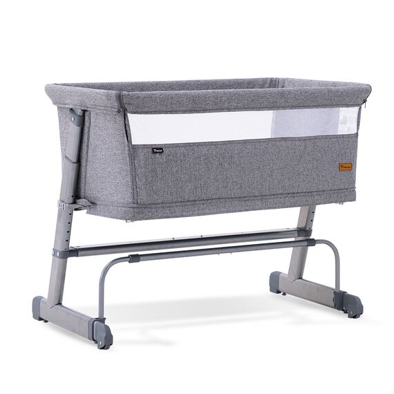 Teknum All-In-1 Bedside Crib Cot Playpen Sofa Expansion Pack 0-4 Years 100Kg, Color: Grey, 6 image