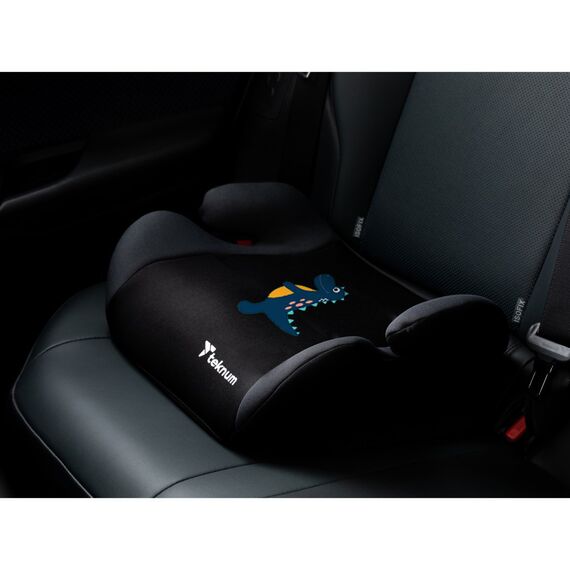 Teknum Dinosaur Car Seat Booster Group 2/3 15Kg–36Kg 4–12 Years, Color: Grey, 7 image