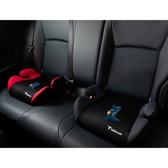 Teknum Dinosaur Car Seat Booster Group 2/3 15Kg–36Kg 4–12 Years, Color: Grey, 8 image