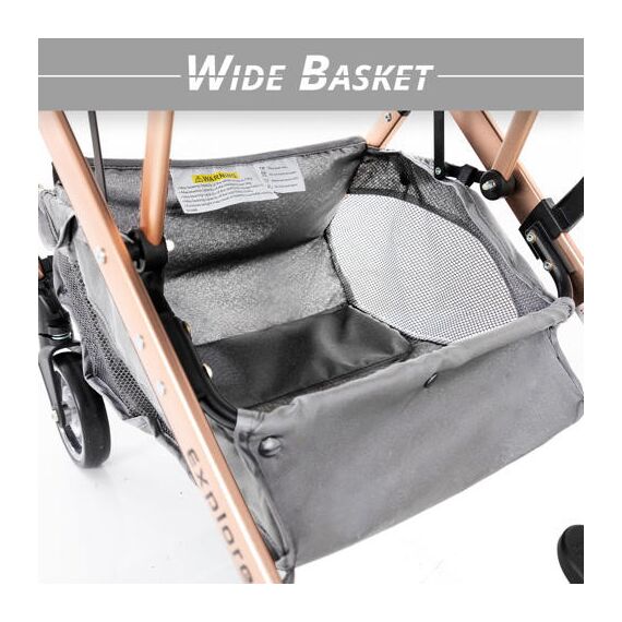 Teknum Explorer Travel Stroller Lightweight Cabin Friendly 6–36 Months Up To 15Kg, Color: Grey, 10 image