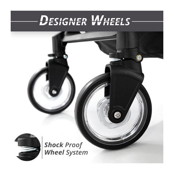 Teknum Explorer Travel Stroller Lightweight Cabin Friendly 6–36 Months Up To 15Kg, Color: Melange Grey, 6 image