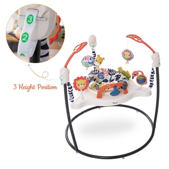 Teknum Baby Activity Jumper With Music And 9 Toys 4 Months+ Up To 11.3Kg, Color: Blue, 3 image