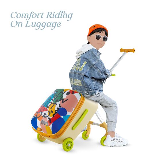 Teknum 3In1 Ride On Suitcase 34L 3+ Years Up To 70Kg, Color: Multicolor, 10 image