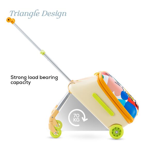 Teknum 3In1 Ride On Suitcase 34L 3+ Years Up To 70Kg, Color: Multicolor, 13 image