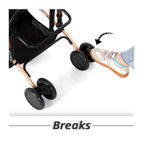 Teknum Reversible Trip Baby Stroller 6–36 Months Up To 15Kg, Color: Black, 7 image