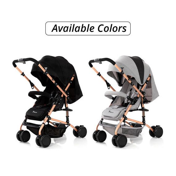 Teknum Reversible Trip Baby Stroller 6–36 Months Up To 15Kg, Color: Black, 15 image