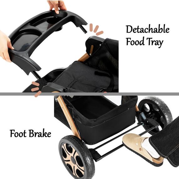 Teknum Reversible Trip2 Baby Stroller 0–36 Months Up To 22Kg, Color: Grey, 9 image