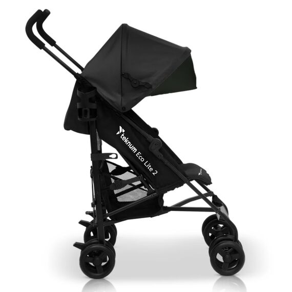 Teknum Eco Lite 2 Stroller With Cup Holder Black 6–36 Months Up To 15Kg Lightweight Foldable, 8 image