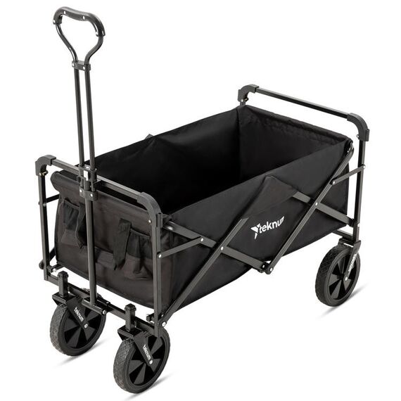 Teknum Folding Wagon Cart With Canopy 80Kg Load Capacity, 8 image