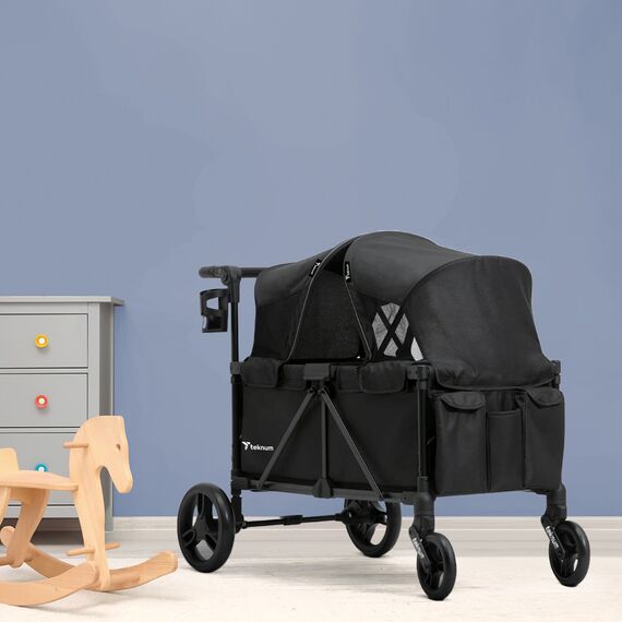 Teknum Fellow Wagon Stroller For 2 Kids With Snack Tray 6-36 Months, 4 image