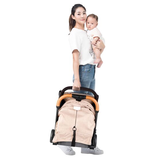 Teknum Travel Lite Stroller Sld Cabin Fold 0–4 Years Up To 22Kg, Color: Khaki, 9 image